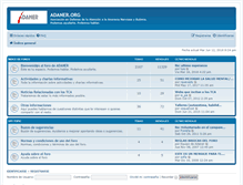 Tablet Screenshot of foro.adaner.org